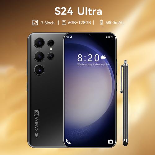 源头厂家跨境手机新款s24ultra6+128gb内存mtk6762安卓12智能手机
